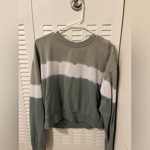 Green & White PacSun Sweatshirt